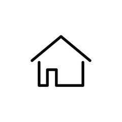 Fototapeta na wymiar House icon vector for web and mobile app. Home sign and symbol