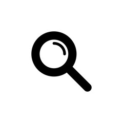 Search icon vector for web and mobile app. search magnifying glass sign and symbol