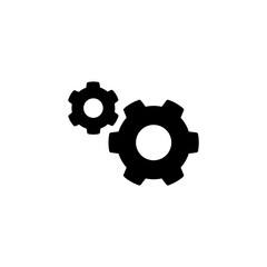 setting Icon vector for web and mobile app. Cog settings sign and symbol. Gear Sign