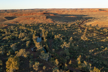 Aerial view Kolgan Creek