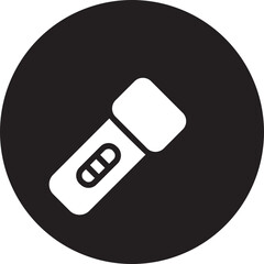 flashlight glyph icon