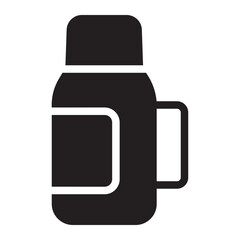 thermos glyph icon