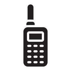 walkie talkie glyph icon