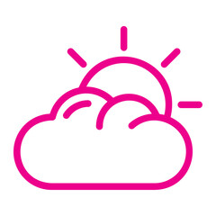 sunny day gradient icon