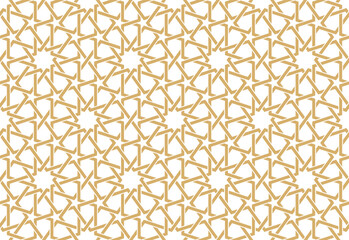 Seamless pattern in authentic arabian style.