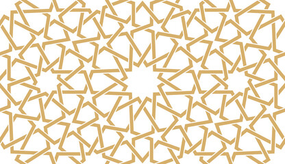Seamless pattern in authentic arabian style.