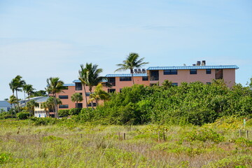Fototapeta na wymiar Beautiful Sanibel island beach in Fort Myers, Florida, USA
