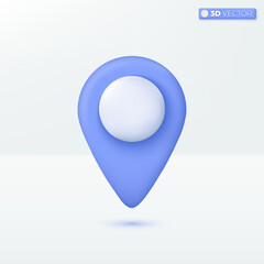 Location map pin icon symbols. Geolocation map mark, GPS pointer destination concept. 3D vector isolated illustration design. Cartoon pastel Minimal style. You can used for design ux, ui, print ad.