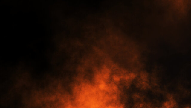 horror smoke background fantasy style. fire flame