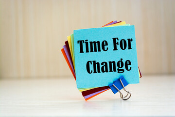 Time For Change, Business Concept