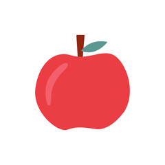 Red Apple Fruit Illustration