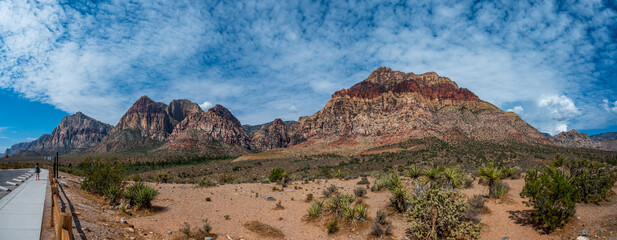 Red Rock Canyon on a Summer Day