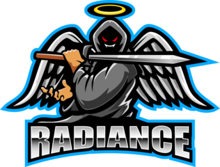 Warrior angel esport mascot