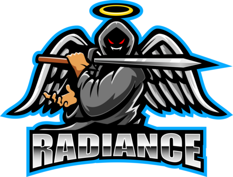 Warrior angel esport mascot