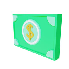 3d render illustration money
