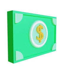 3d render illustration money