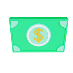 3d render illustration money