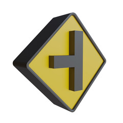 Fototapeta premium 3d render illustration street sign