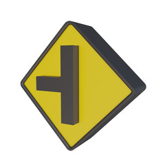 3d render illustration street sign