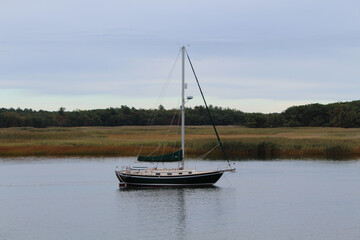 Sailboat on the River