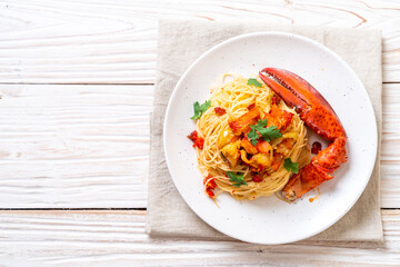 Pasta all'astice or Lobster spaghetti