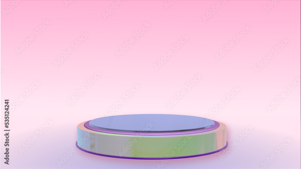 Aufkleber abstract 3d podium products stand products display background. minimal style. suitable for stand to 
