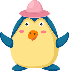 cartoon penguin