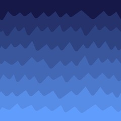 Abstract curly blue gradient seamless background.