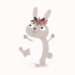 Cute rabit illustration