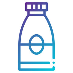 food and restaurant line gradient icon