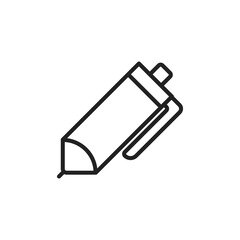 Pen Stationary Line Icon Symbol Illustration