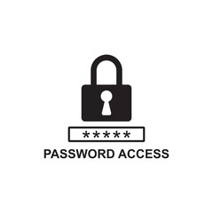 password access icon , security icon