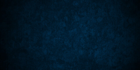 Dark blue stone grunge concrete cement blackboard chalkboard wall floor texture. Black anthracite dark blue grunge old texture panorama backdrop background.	