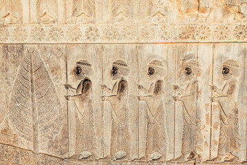 Magnificent art in Ancient Persepolis. Iran