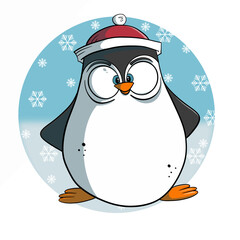 Winter penguin