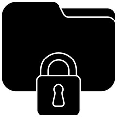 secure solid icon