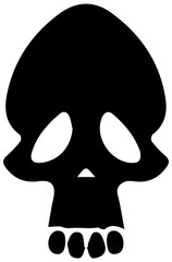 Skull PNG image.