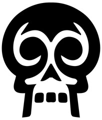 Skull PNG image.