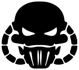 Skull PNG image.