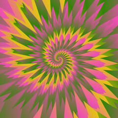 Abstract swirl background. Tie dye pattern. Vector illustration.	