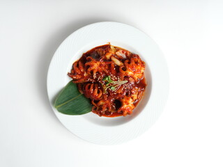 Korean stir-fried octopus