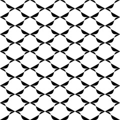 Vector modern geometric tiles pattern. black  lined shape. Abstract art deco seamless luxury background