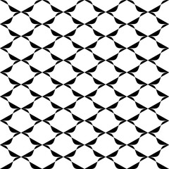 Vector modern geometric tiles pattern. black  lined shape. Abstract art deco seamless luxury background