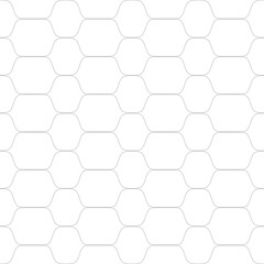 Vector modern geometric tiles pattern. black  lined shape. Abstract art deco seamless luxury background