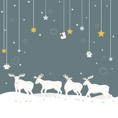 Christmas (elk. moose)