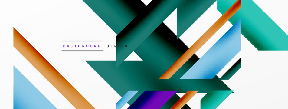 Dynamic lines background. Wallpaper for concept of AI technology, blockchain, communication, 5G, science, business and technology