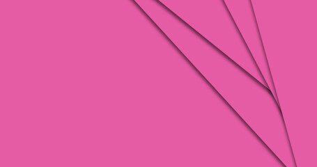 Pink paper layers background for banner concept