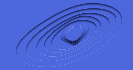 Blue luxury geometric background with 3d shape