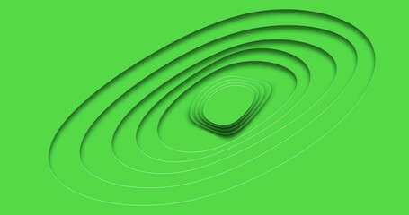 Green luxury geometric background with 3d shape