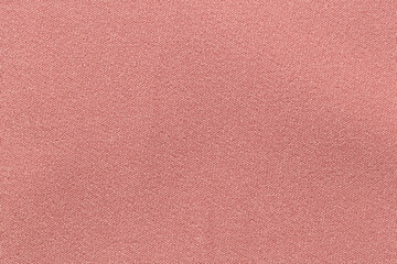 Pink color fabric cloth polyester texture and textile background.